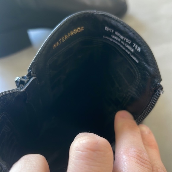 Cole Haan Black Booties Lyla Waterproof - Picture 4 of 8